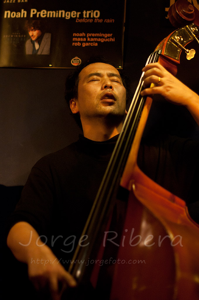 Masa Kamaguchi.Noah Preminger Trio. Club Jimmy Glass, Valencia. 31 Enero 2012